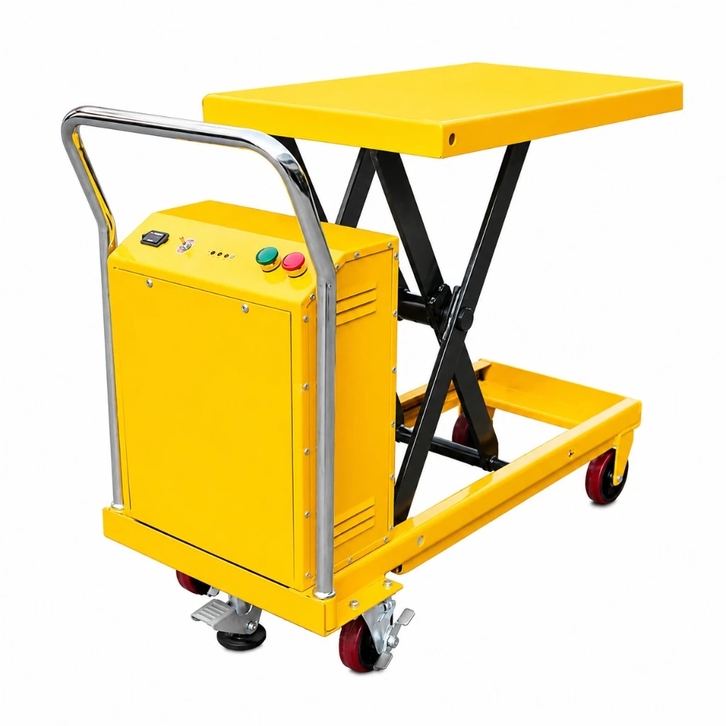 Puolisähköinen siirrettävä saksinostopöytä (PMPS300), 300 kg