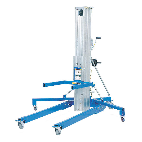 Käsikäyttöinen materiaalinostin (VVR) 200–350 kg, 3000–7400 mm