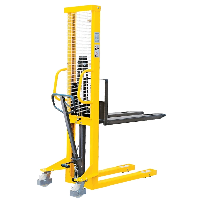 Käsikäyttöinen pinoamisvaunu (RVV1000) 1000 kg, 1200 mm