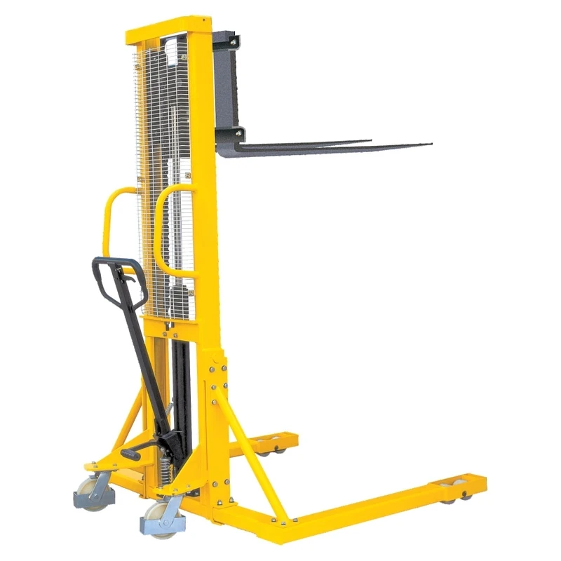 Käsikäyttöinen pinoamisvaunu pidennetyillä tukijaloilla (RVV-DSV), 500–1000 kg