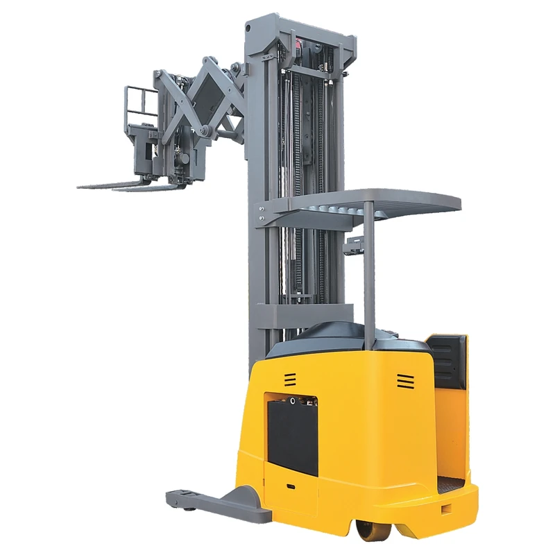 Sähkökäyttöinen työntömastotrukki kaksinkertaisella saksikurotuksella (REV20DDS), 2 000 kg