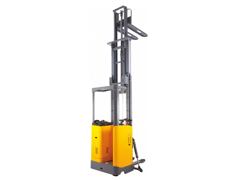 Seisten ajettava sähköinen pinoamisvaunu (CDD15C) 1500 kg, 4500–6500 mm